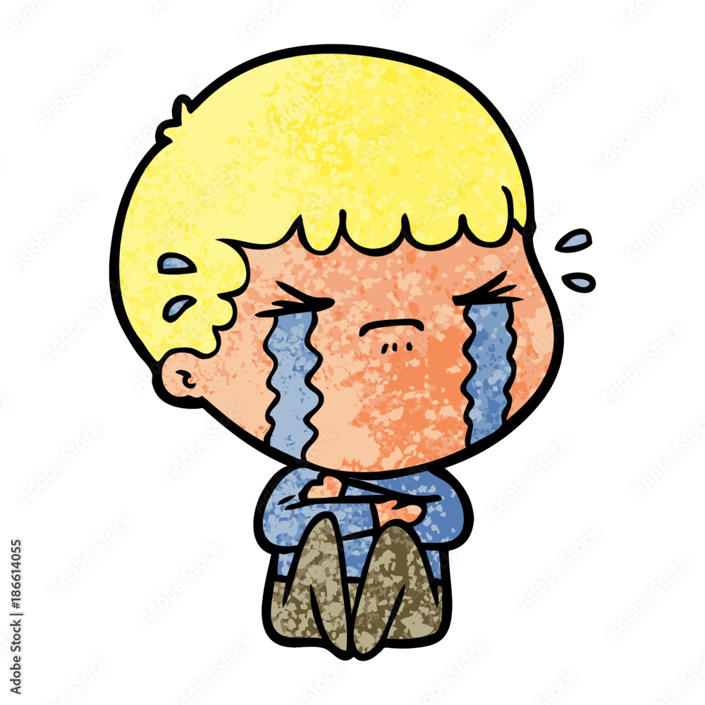 cartoon man crying cartoon man crying
