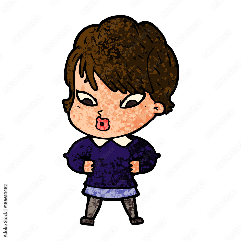 cartoon woman cartoon woman