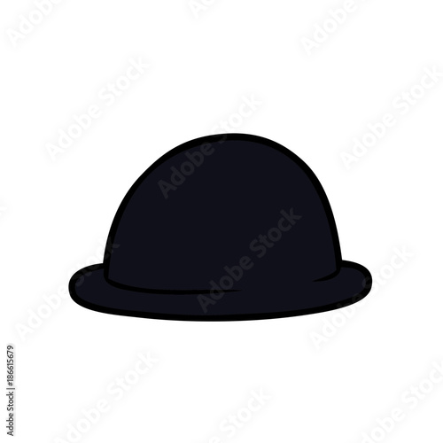 cartoon bowler hat