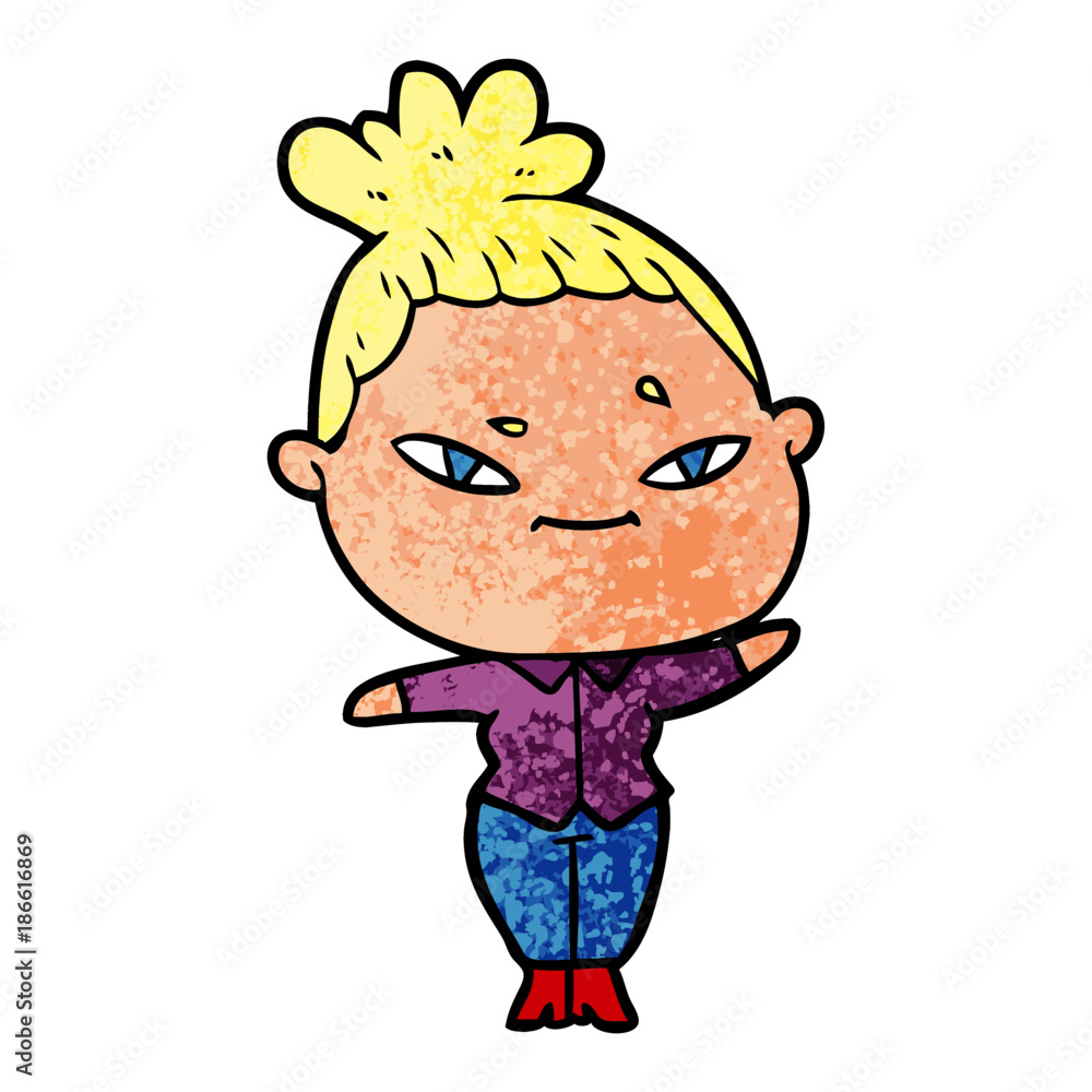 cartoon woman cartoon woman
