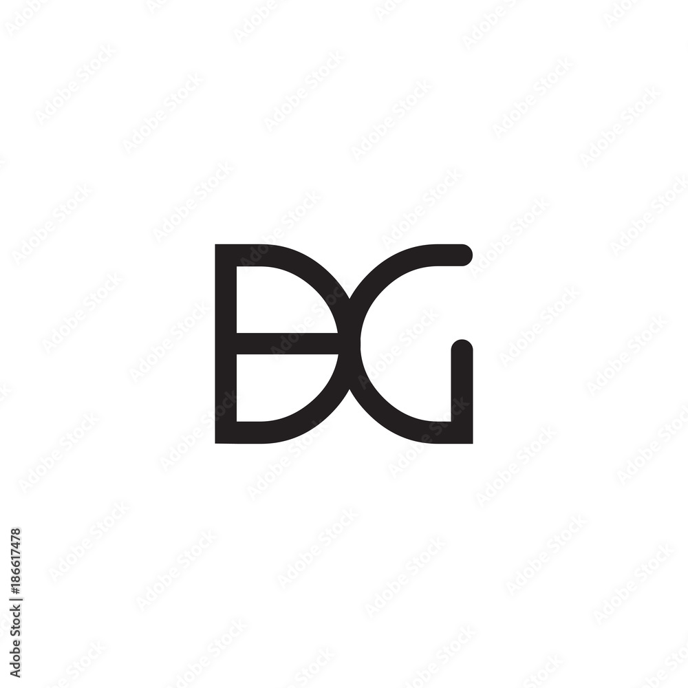 initial letter rounded logo modern initial letter rounded logo modern