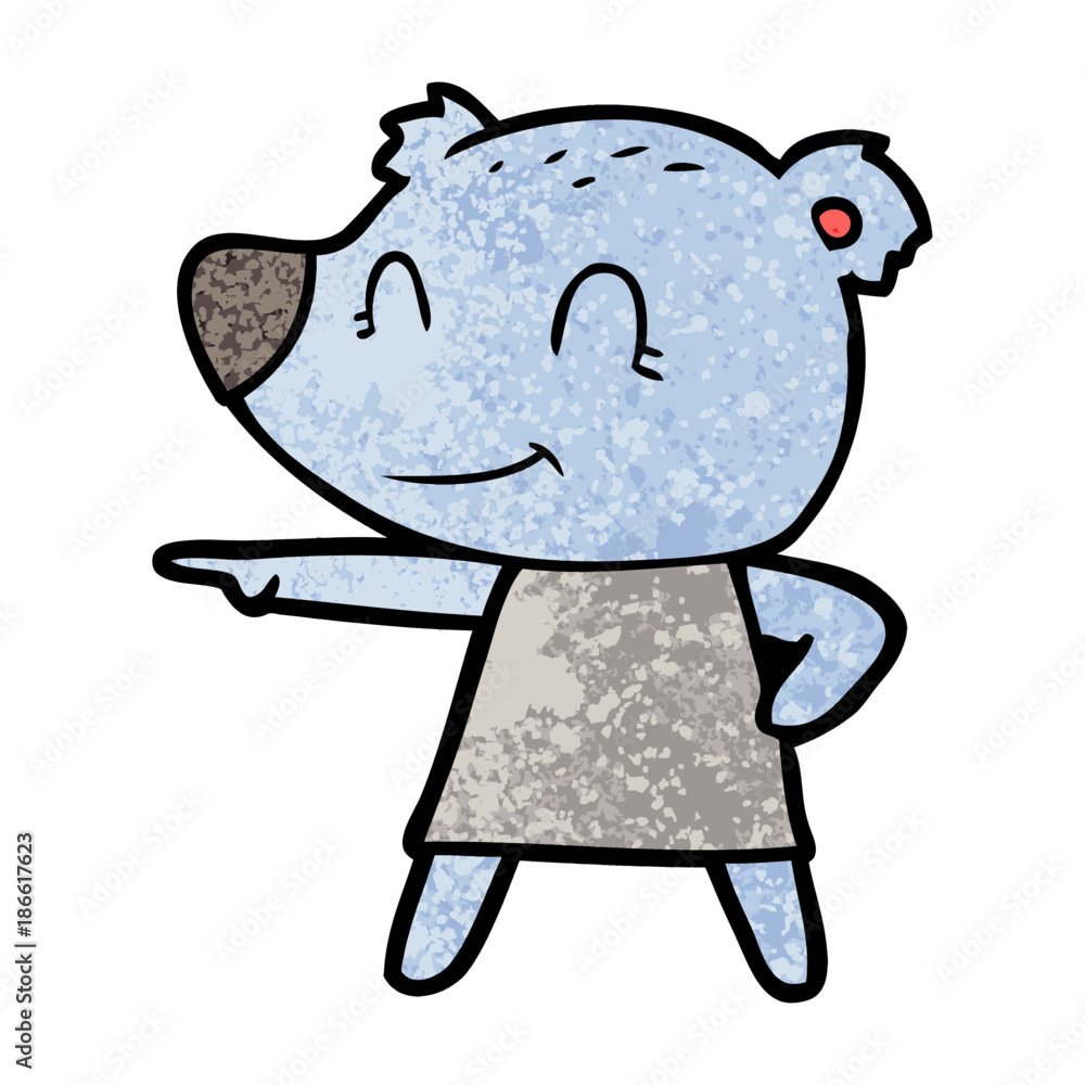 Obraz premium female bear cartoon