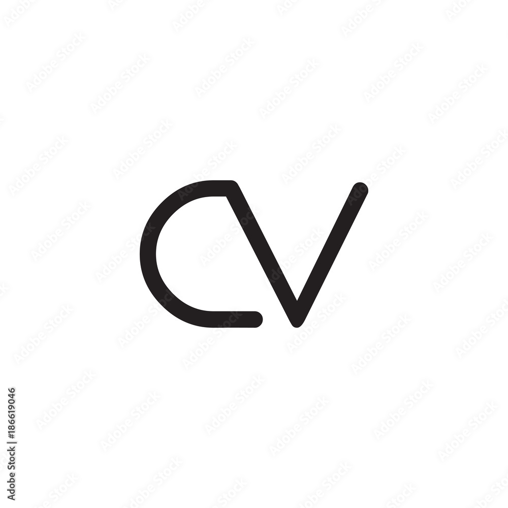 initial letter rounded logo modern initial letter rounded logo modern