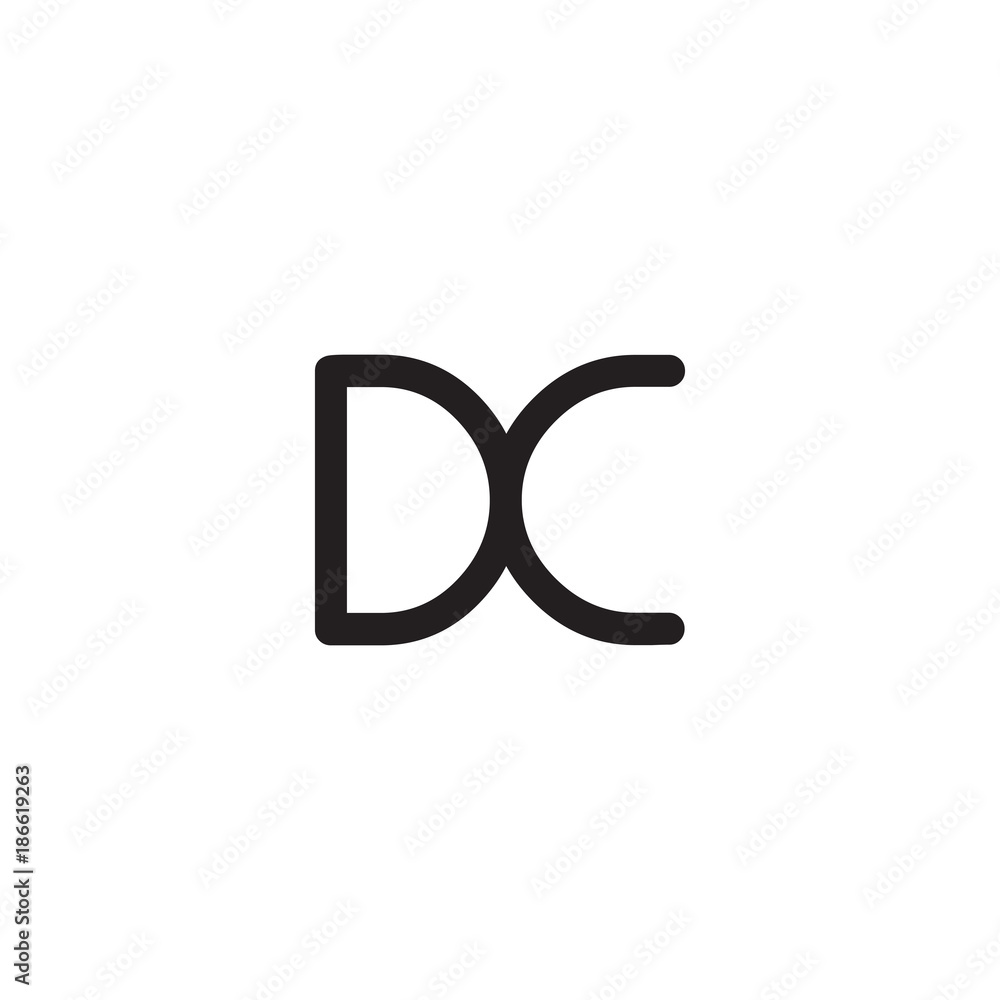 initial letter rounded logo modern initial letter rounded logo modern