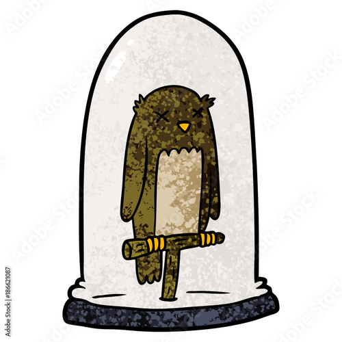 cartoon stuffed owl
