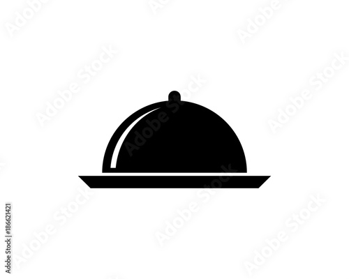 Service Restaurant Cloche Icon Vector Image