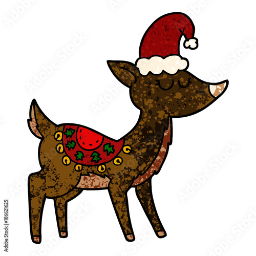 cartoon reindeer