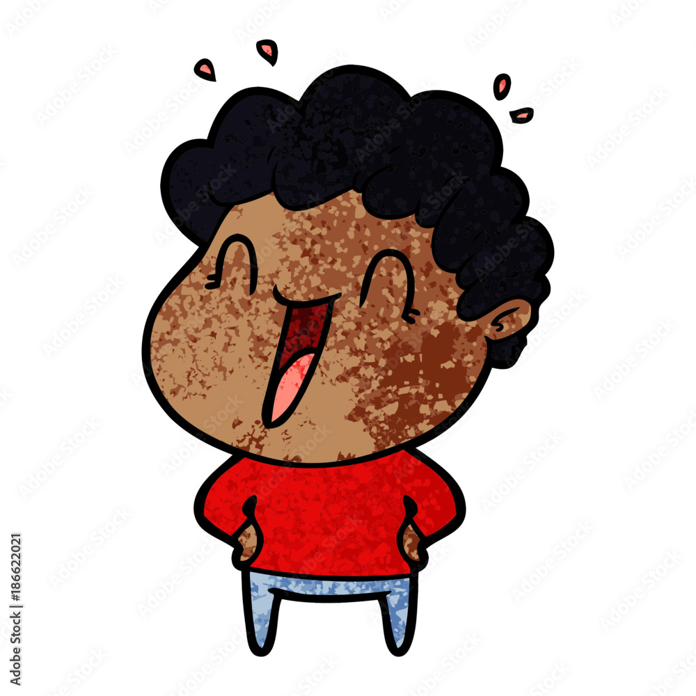 cartoon happy man cartoon happy man