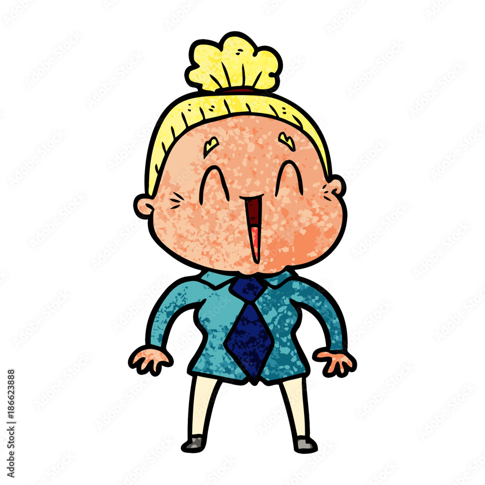 cartoon happy old lady cartoon happy old lady