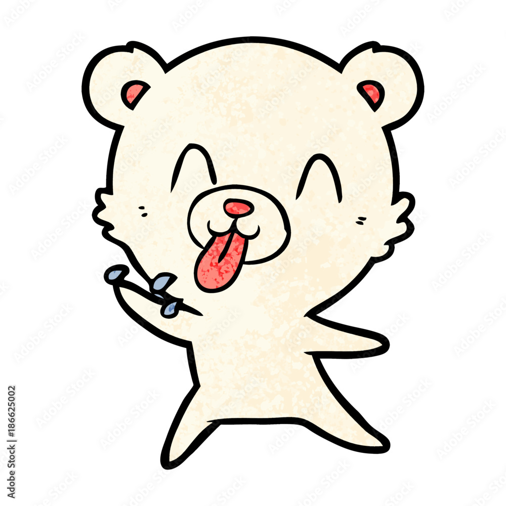 Obraz premium polar bear cartoon