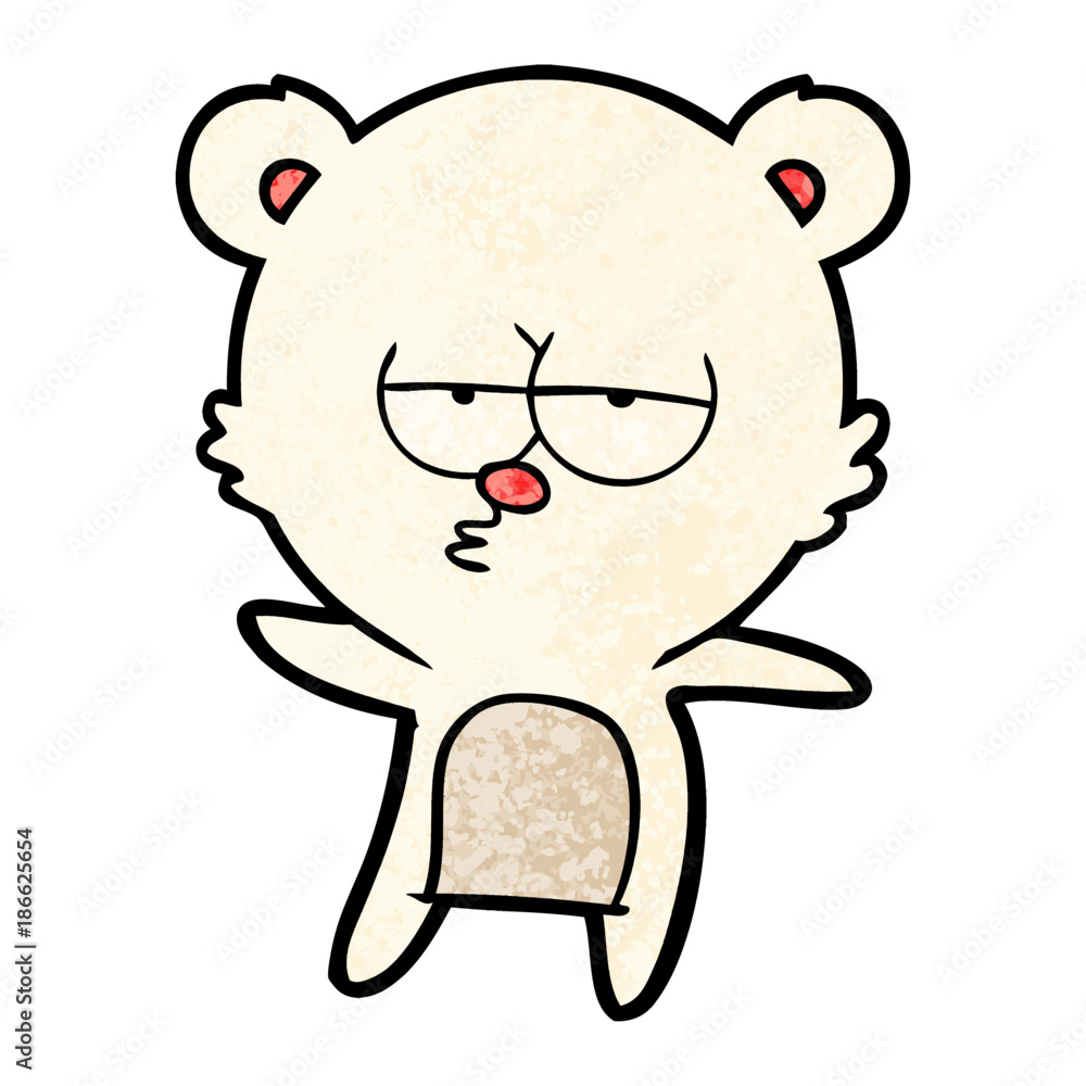 Obraz premium polar bear cartoon