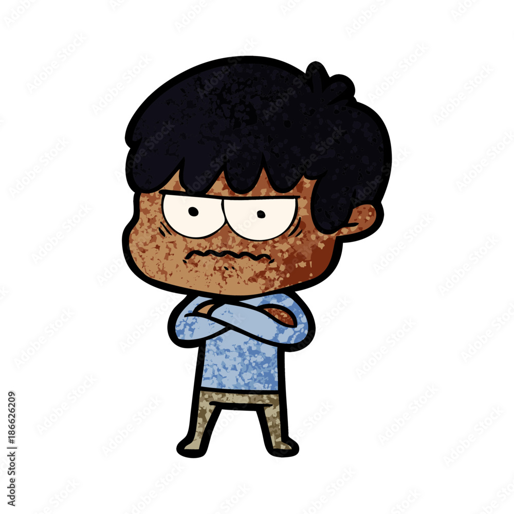 annoyed cartoon boy annoyed cartoon boy