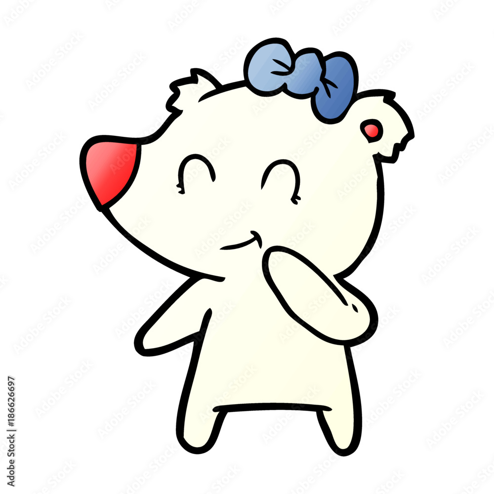 polar bear cartoon polar bear cartoon