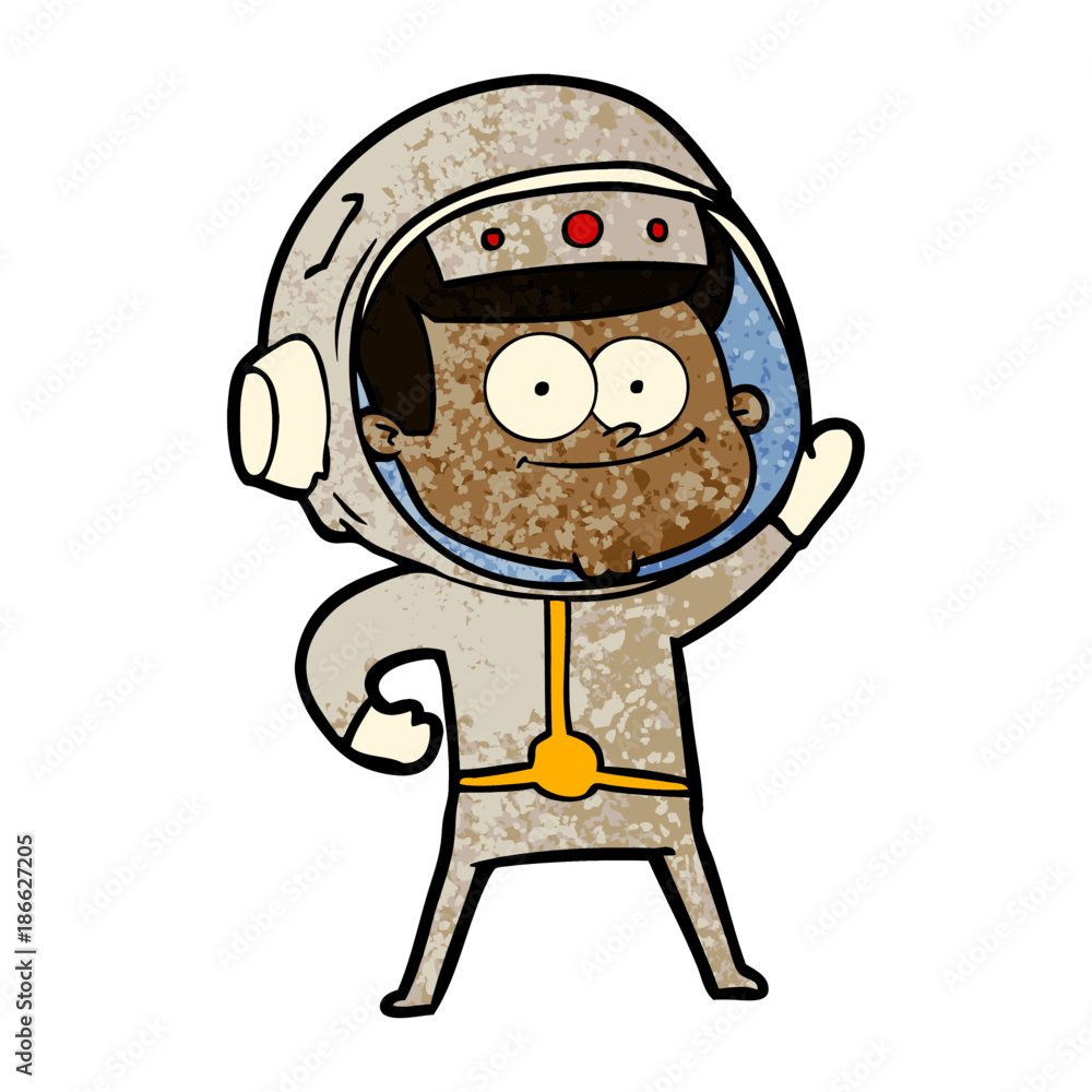 happy astronaut cartoon happy astronaut cartoon