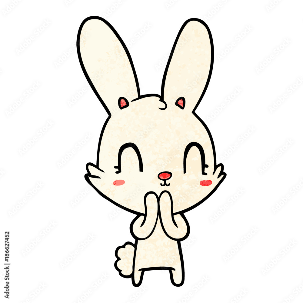 cute cartoon rabbit cute cartoon rabbit