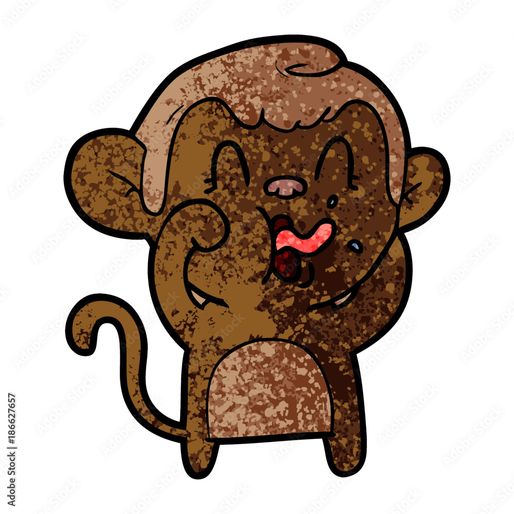crazy cartoon monkey crazy cartoon monkey