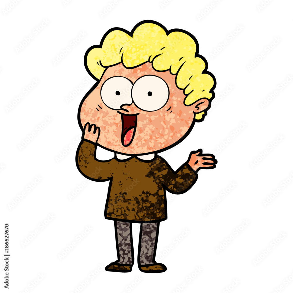 cartoon happy man cartoon happy man