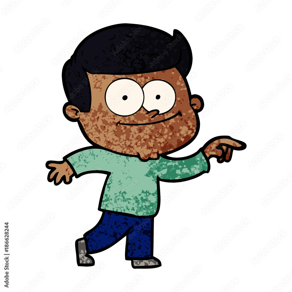 cartoon happy man cartoon happy man