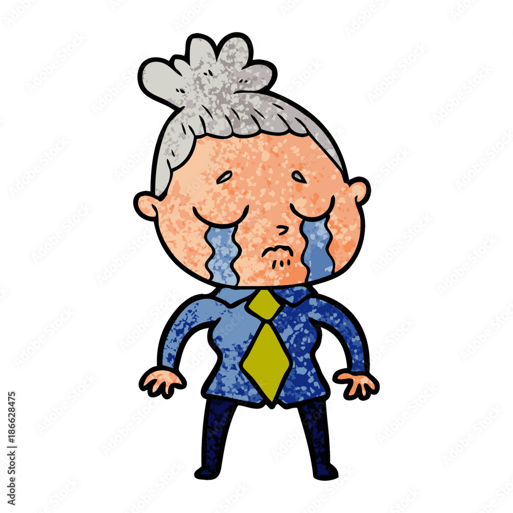 cartoon crying woman cartoon crying woman