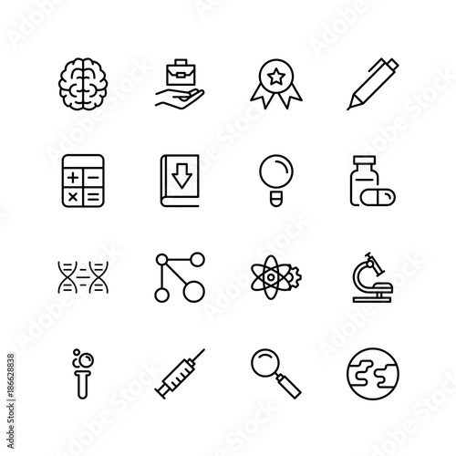 Flat icon set