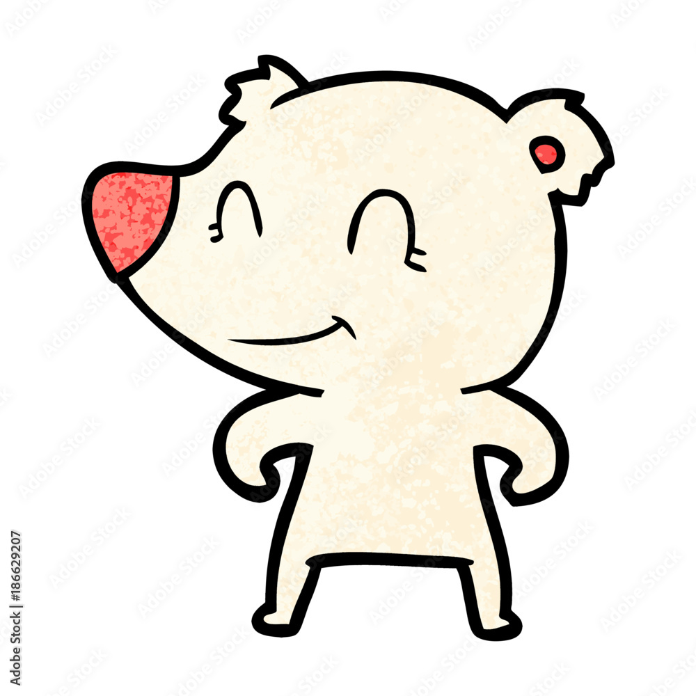 Obraz premium polar bear cartoon