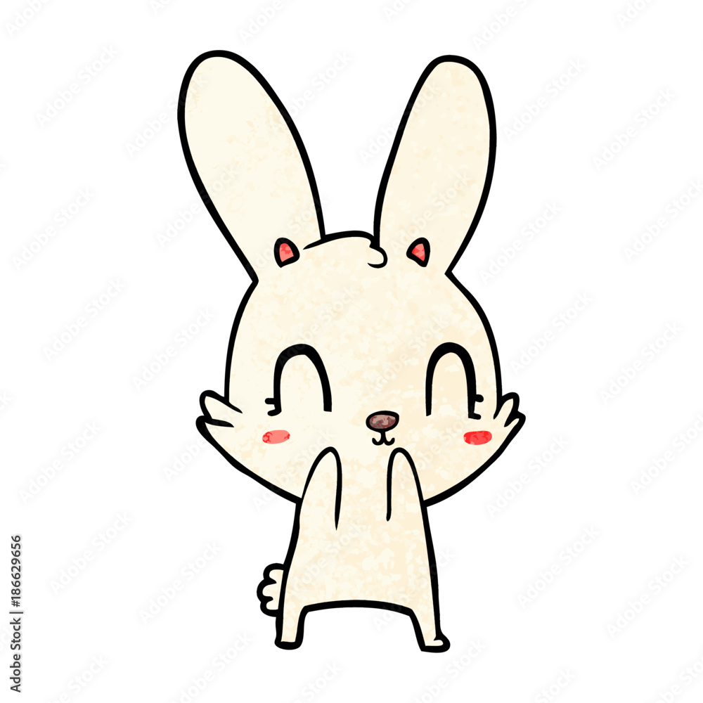 cute cartoon rabbit cute cartoon rabbit