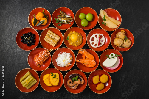 Fotografie 典型的な和食　Japanese food most typical