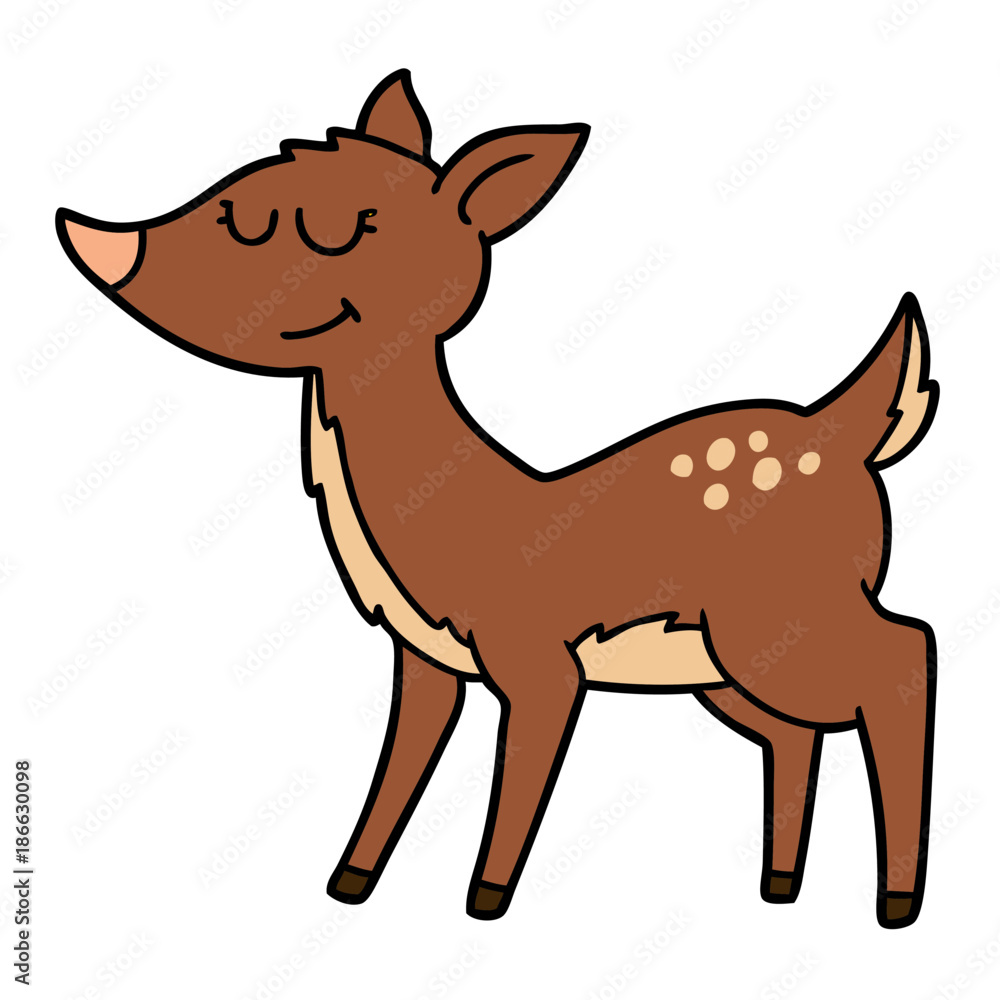 cartoon deer