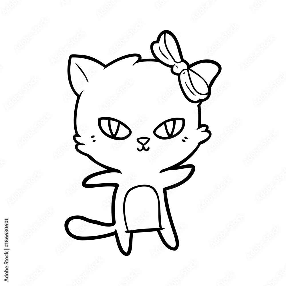 cute cartoon cat cute cartoon cat