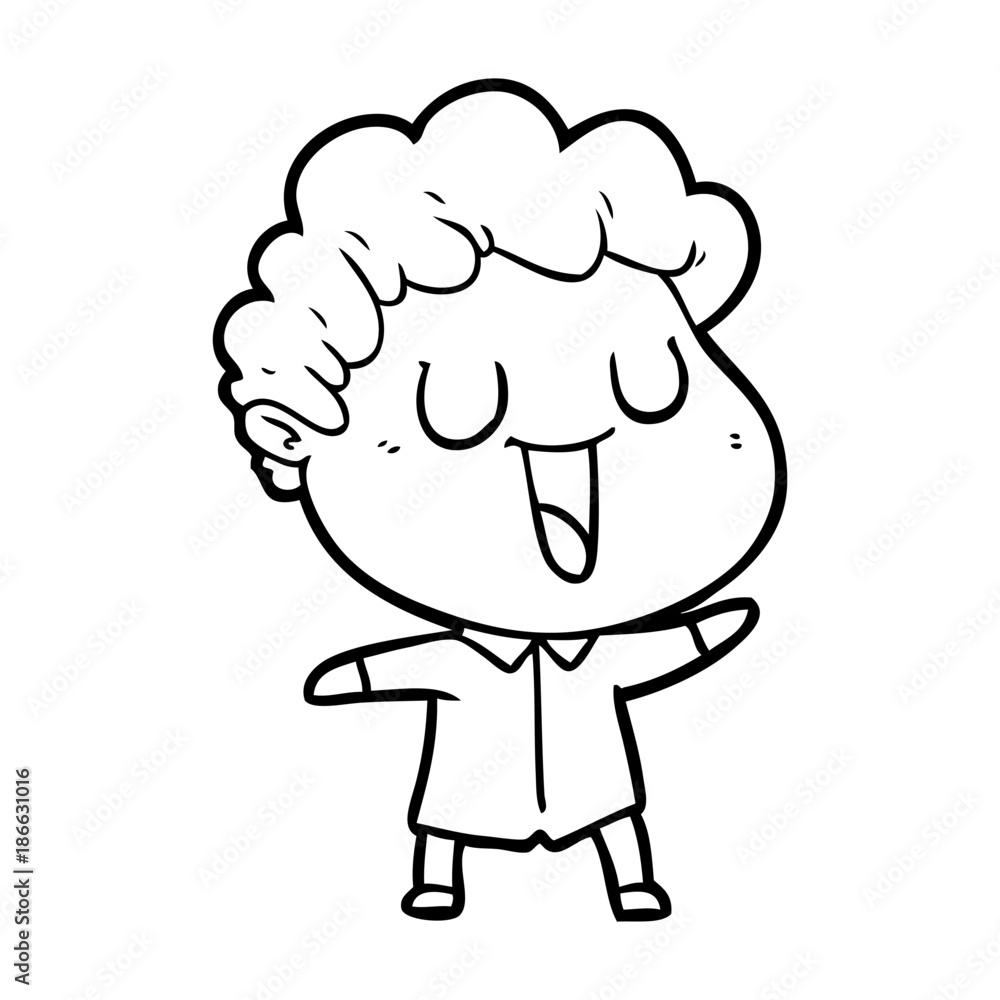 laughing cartoon man laughing cartoon man