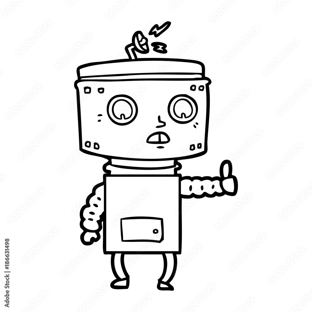 cartoon robot cartoon robot