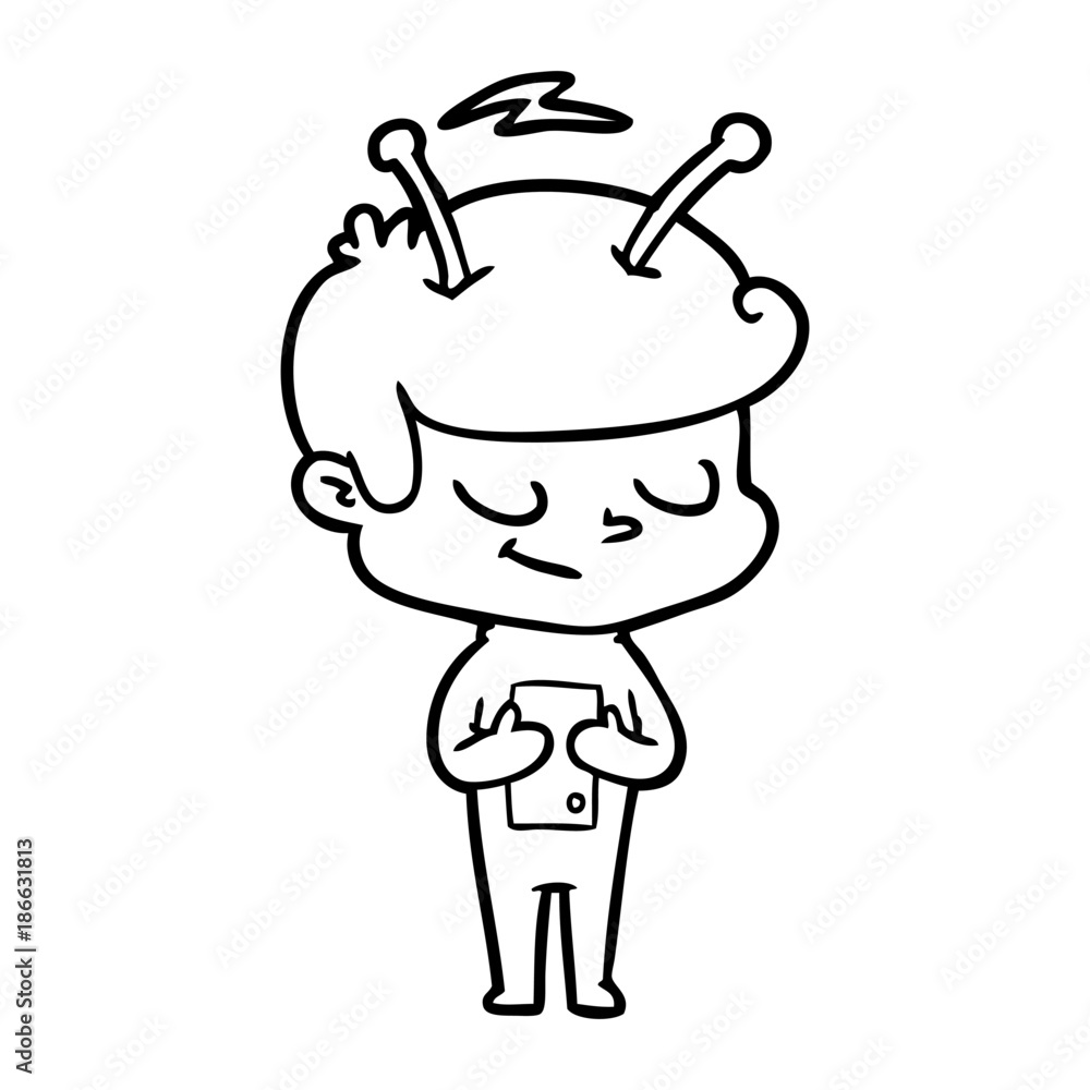 friendly cartoon spaceman friendly cartoon spaceman
