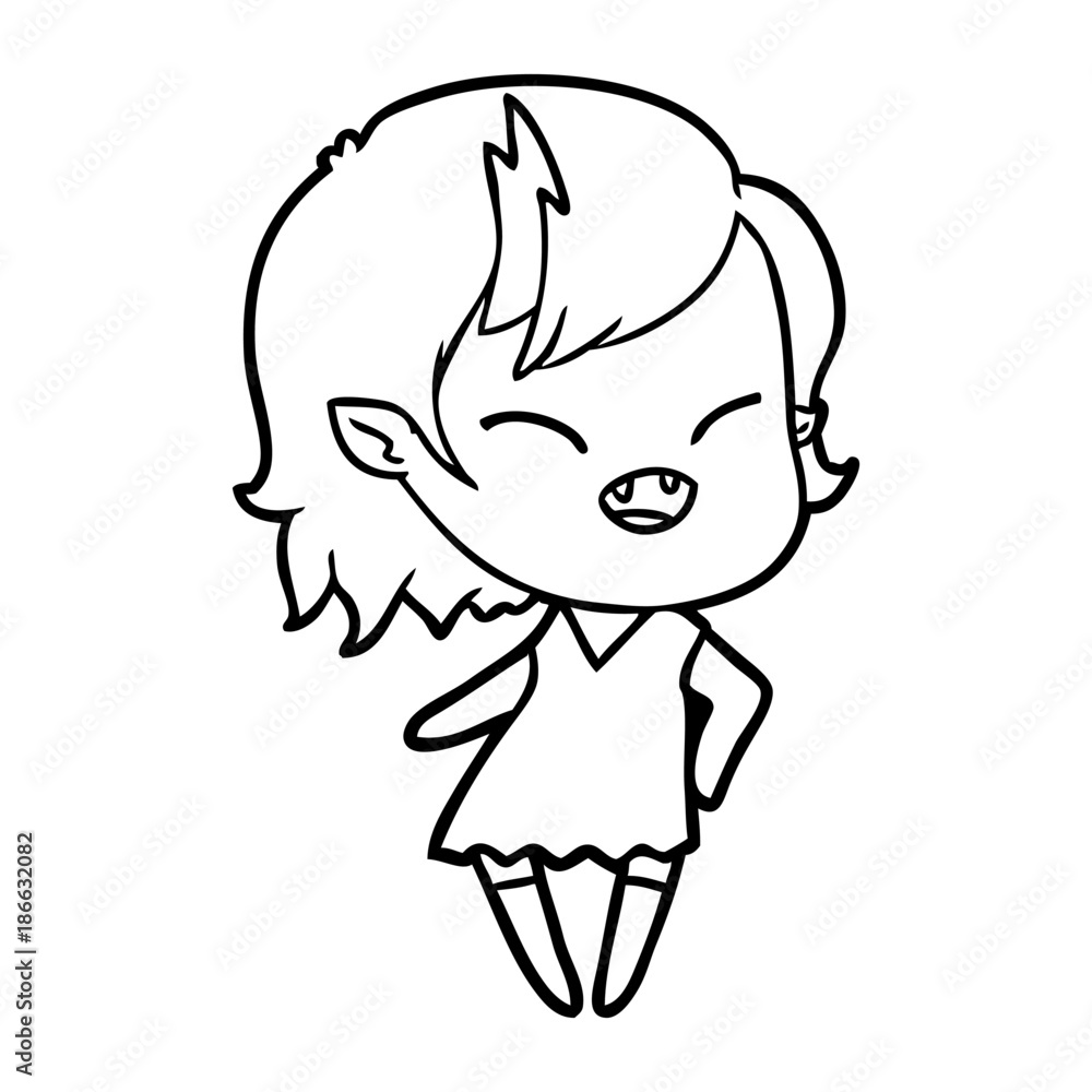 cartoon laughing vampire girl cartoon laughing vampire girl