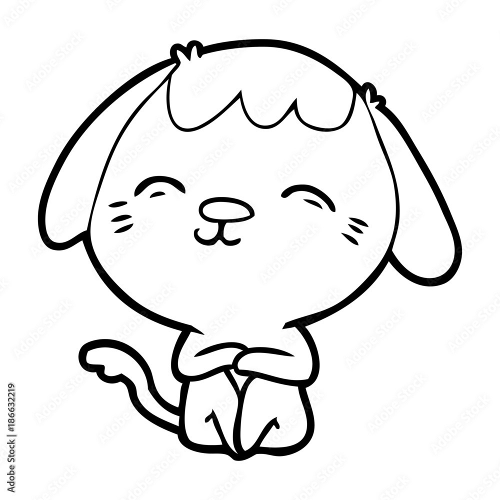 happy cartoon dog happy cartoon dog