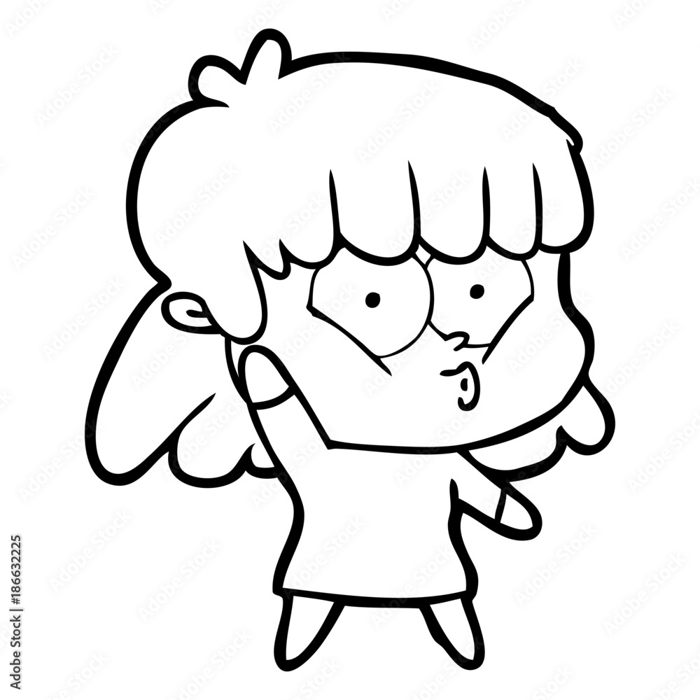 cartoon whistling girl cartoon whistling girl