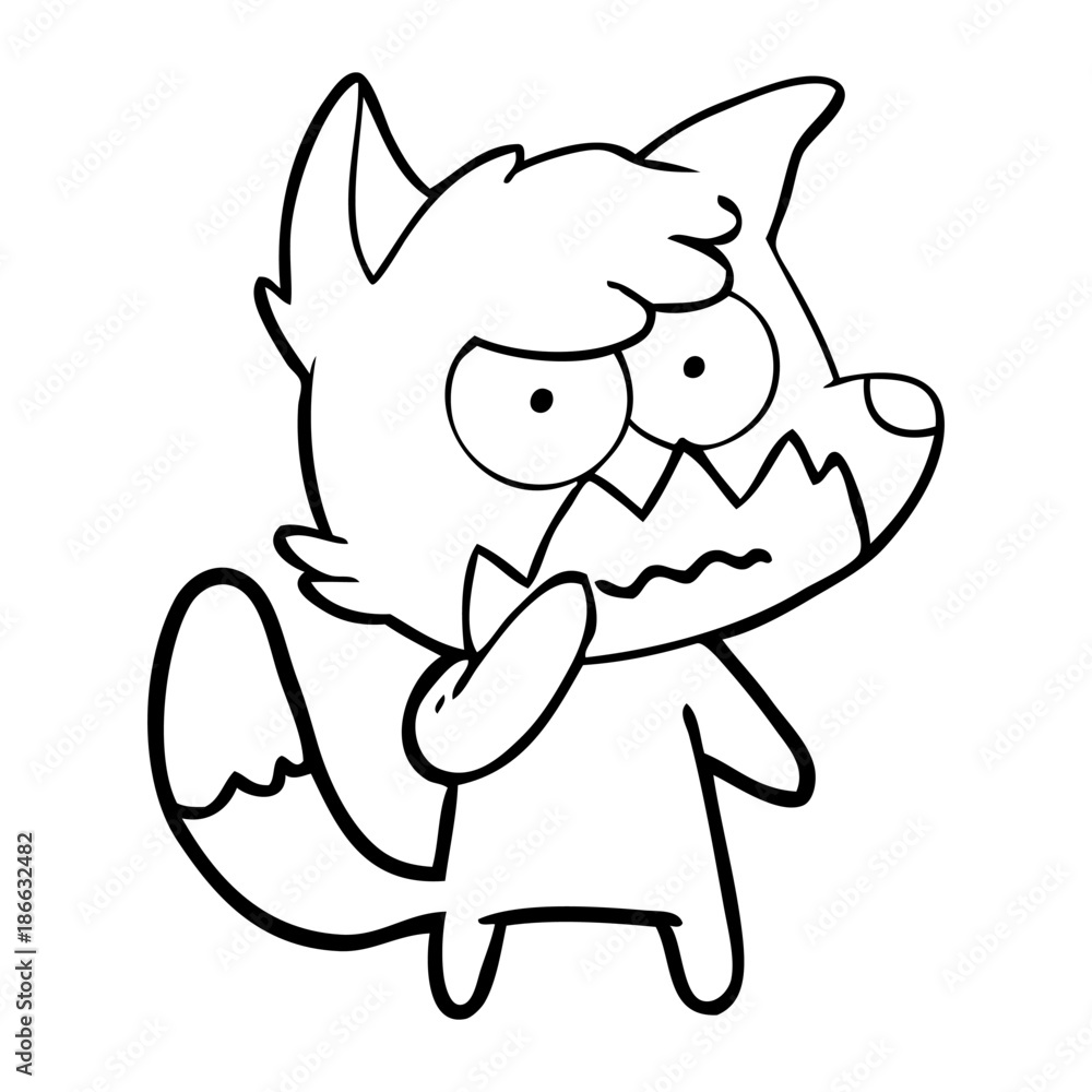 cartoon annoyed fox cartoon annoyed fox