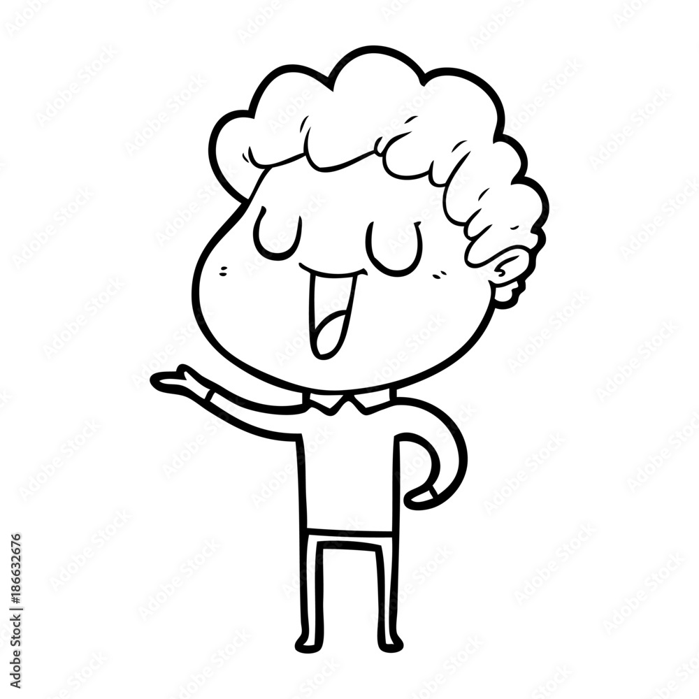 laughing cartoon man laughing cartoon man