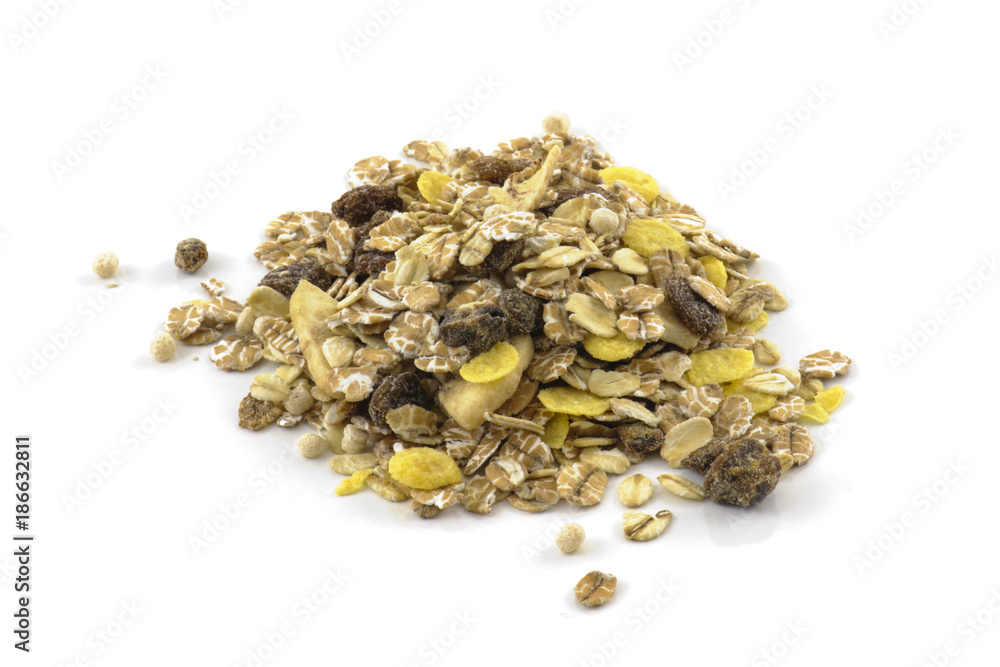 cereal oatmeal oats isolated on white background cereal oatmeal oats isolated on white background