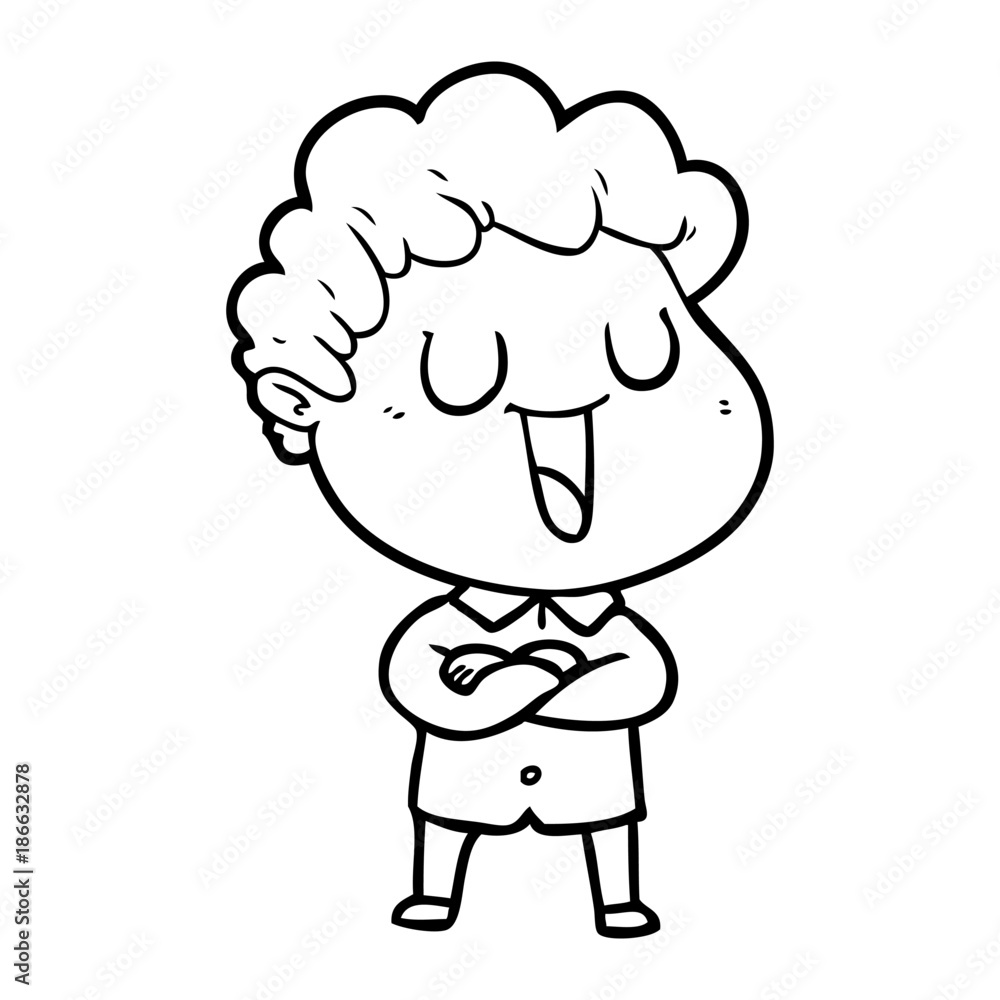 laughing cartoon man laughing cartoon man