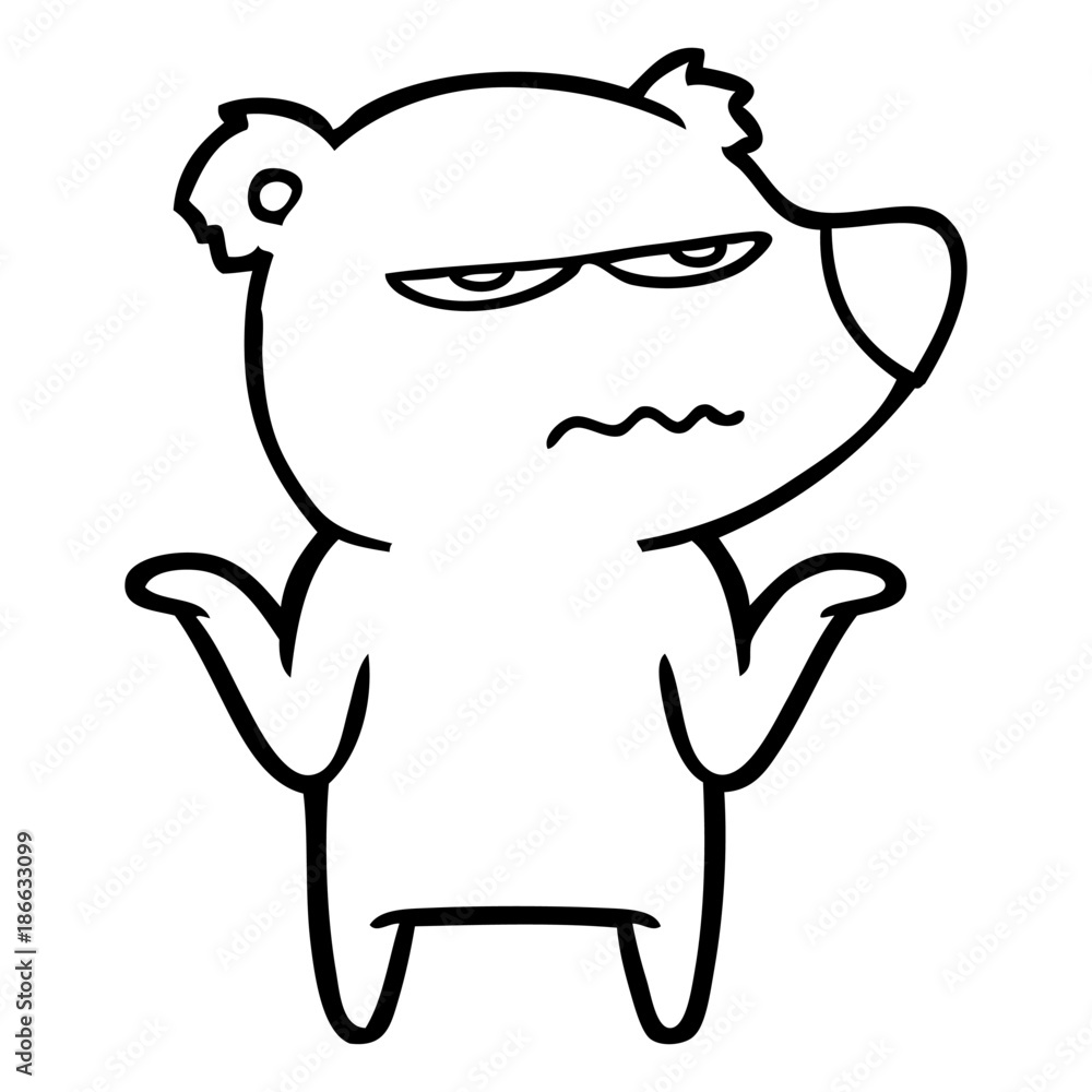 annoyed bear cartoon annoyed bear cartoon