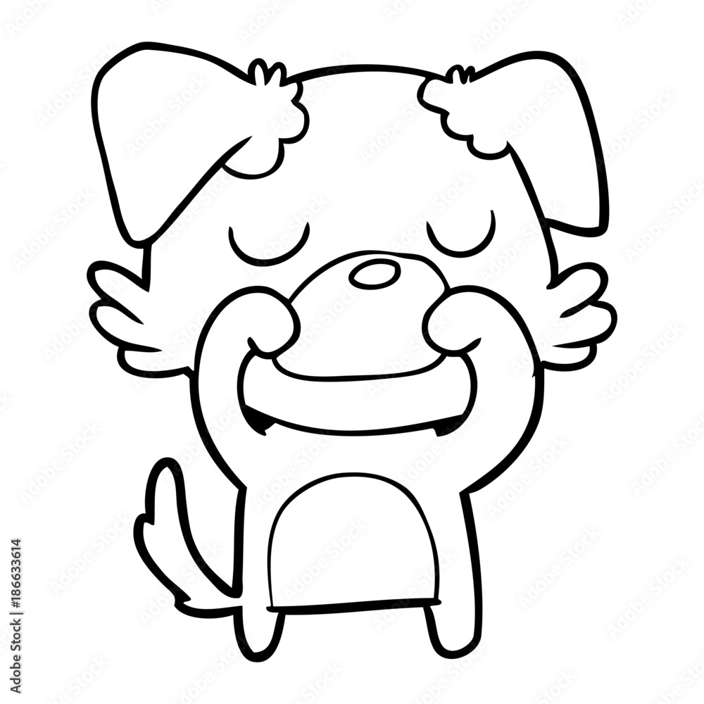 Fototapeta premium cartoon dog