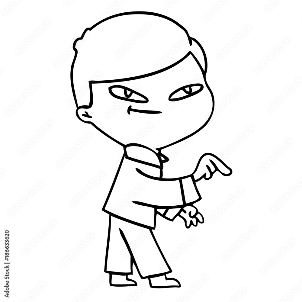 cartoon pointing man cartoon pointing man