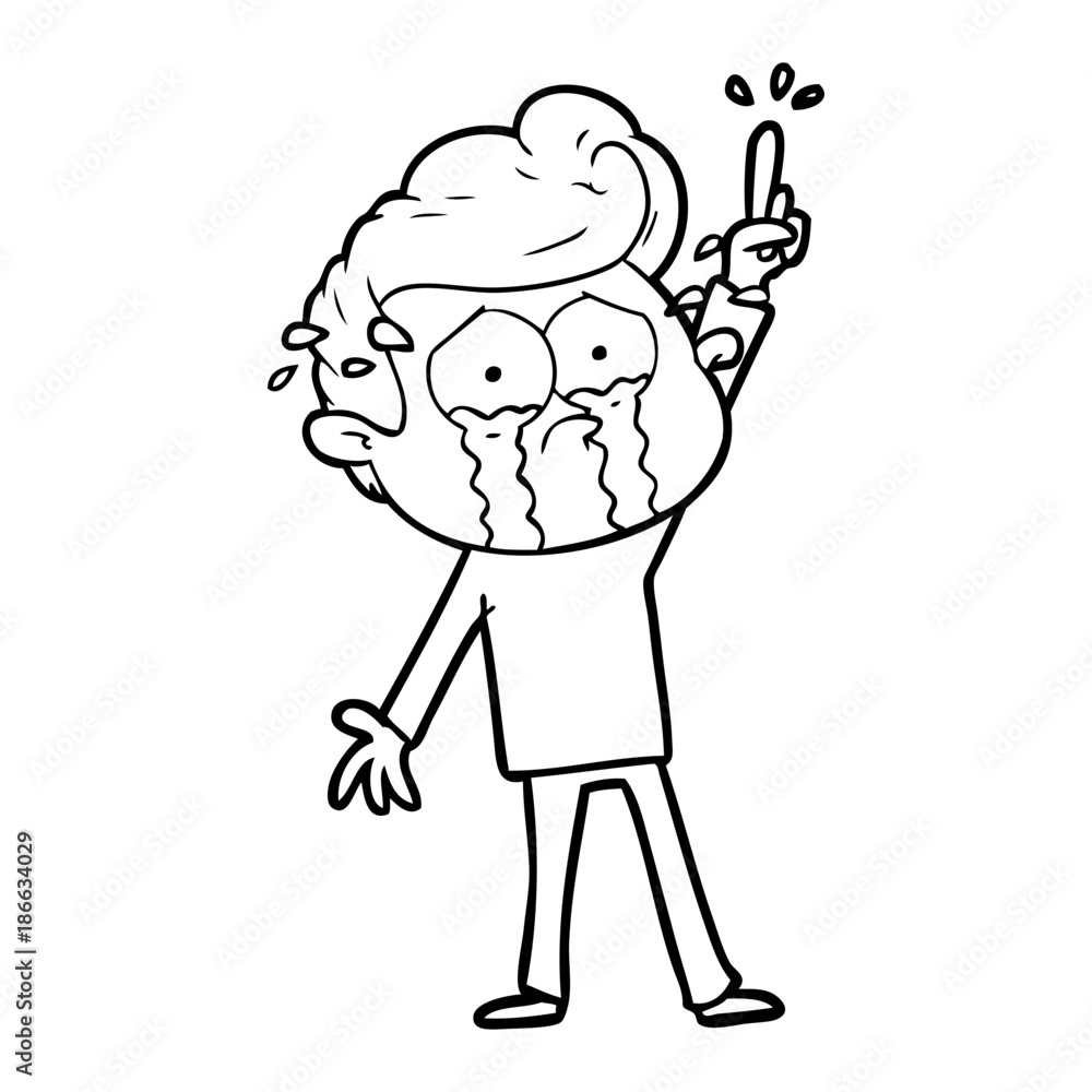 cartoon crying man trying to ask a question cartoon crying man trying to ask a question