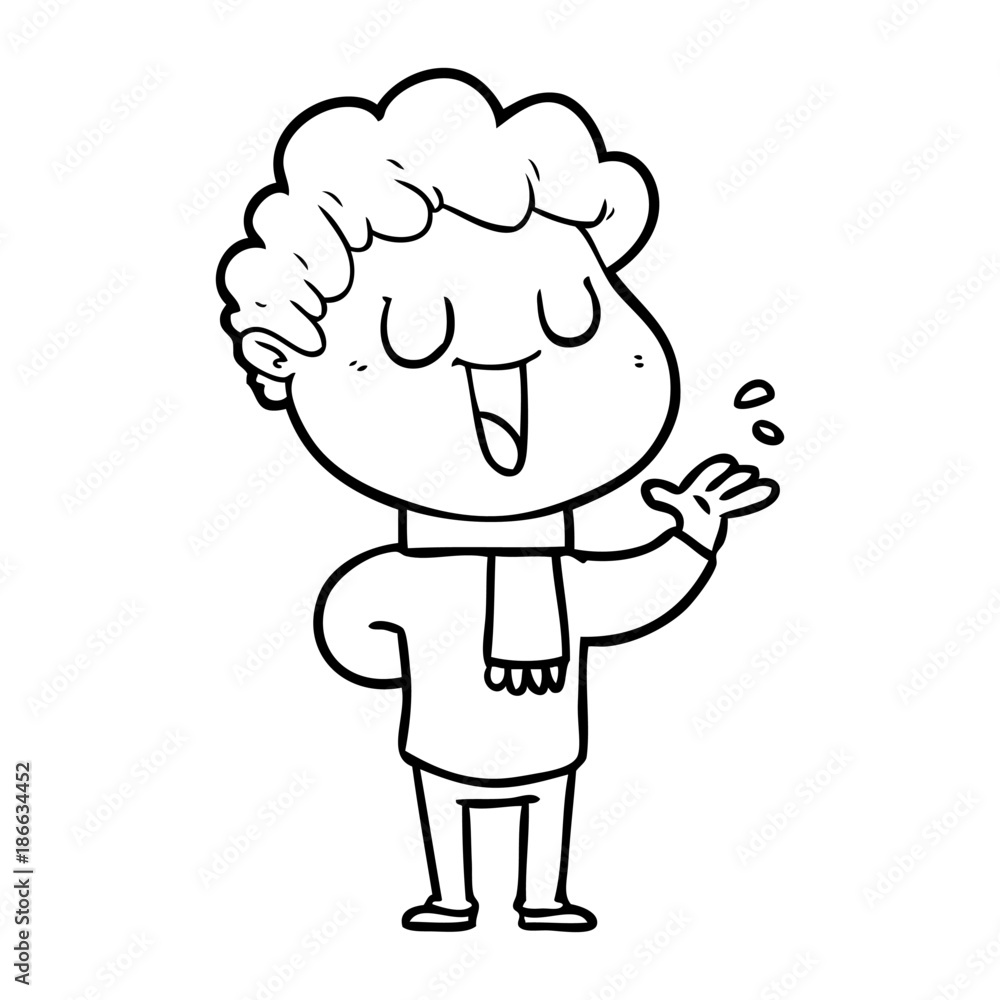 cartoon man talking cartoon man talking