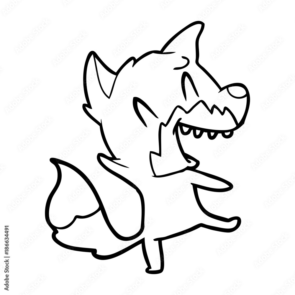 laughing fox cartoon laughing fox cartoon