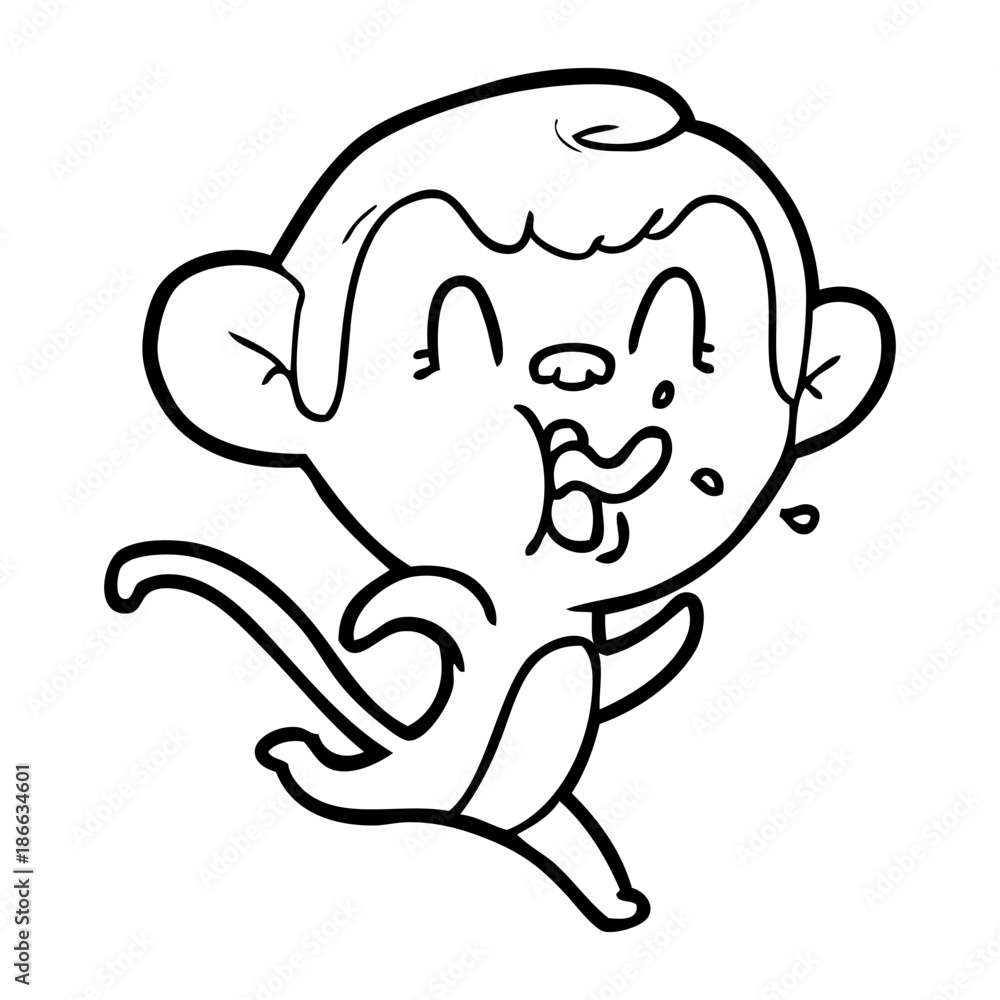 crazy cartoon monkey crazy cartoon monkey