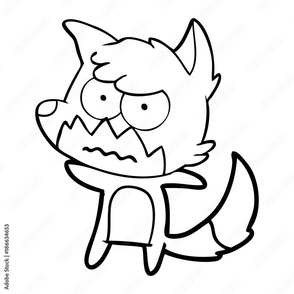 cartoon annoyed fox cartoon annoyed fox