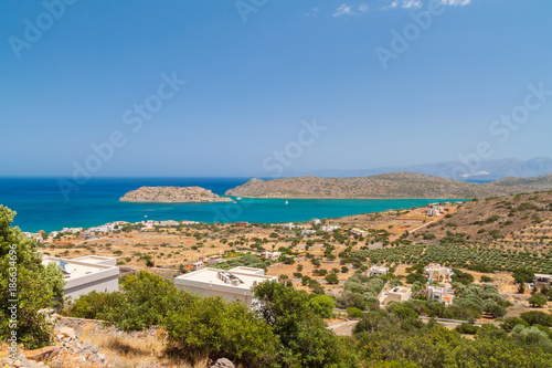 Fototapeta Naklejka Na Ścianę i Meble -  Spinalonga island on Crete, Greece
