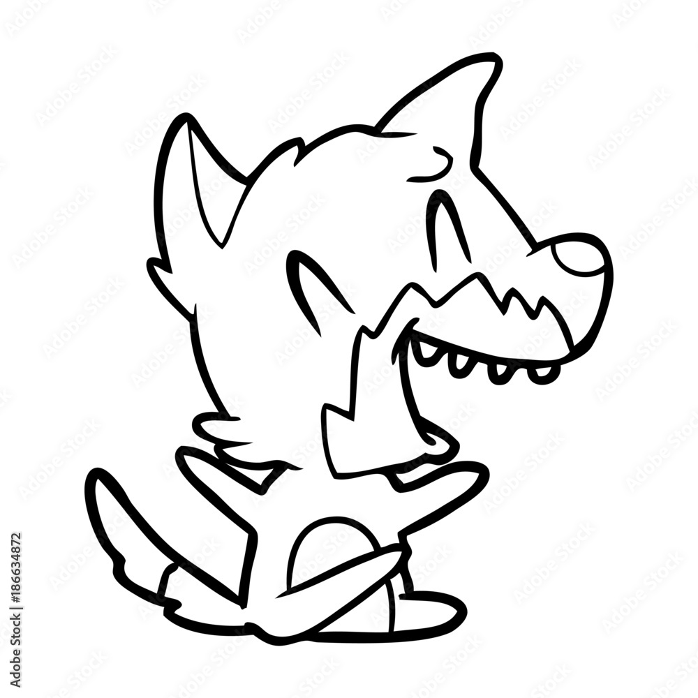 laughing fox cartoon laughing fox cartoon