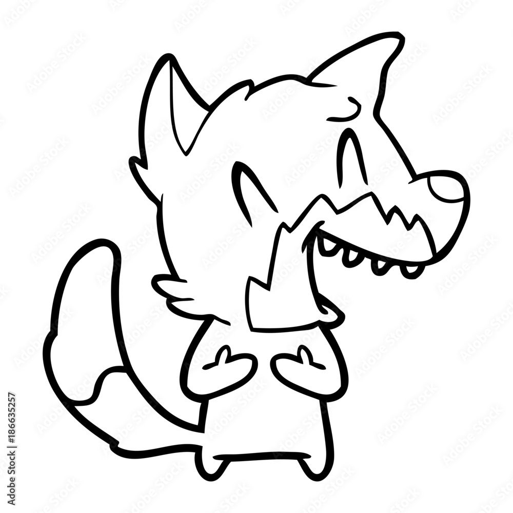laughing fox cartoon laughing fox cartoon